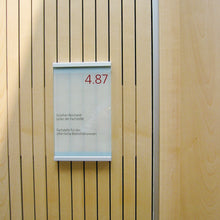 Laden Sie das Bild in den Galerie-Viewer, ECOCLIX Türschild, zwei Leisten