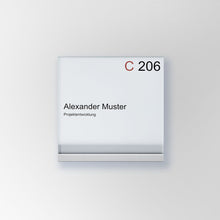 Laden Sie das Bild in den Galerie-Viewer, ECOCLIX Türschild, eine Leiste
