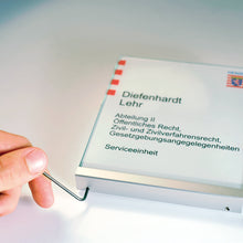 Laden Sie das Bild in den Galerie-Viewer, ECOCLIX Türschild, eine Leiste